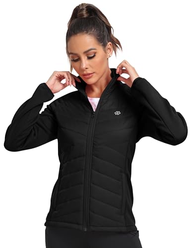 MoFiz Women’s Lightweight Fleece-Lined Insulated Hiking Jacket