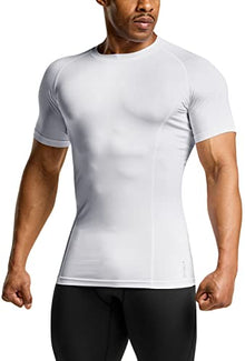 ATHLIO Men’s Cool-Dry Short-Sleeve Compression Training Shirt