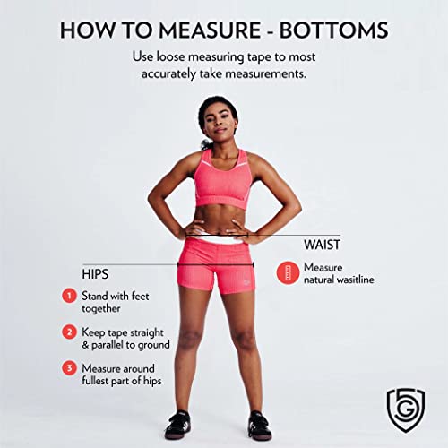 GOAL FIVE Sheva 3.5" Lined High Rise Running Shorts for Women, Performance Athletic Short, Womens Workout Shorts, Black, XL