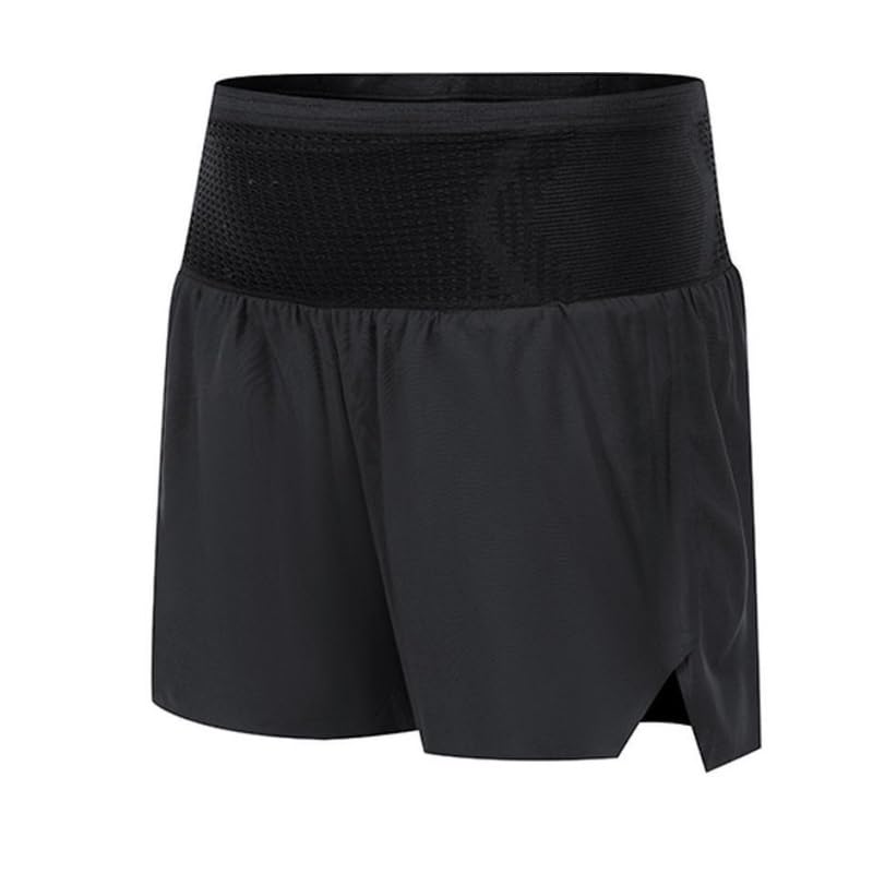 ASWRTYJO Men's Trail Running Shorts Quick Dry Inner Liner Anti-Ride Marathon Training with Waist Pocket