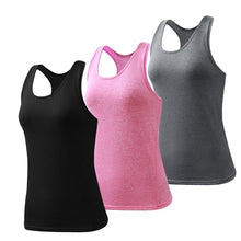 Women’s 3-Pack Racerback Compression Workout Tank Tops