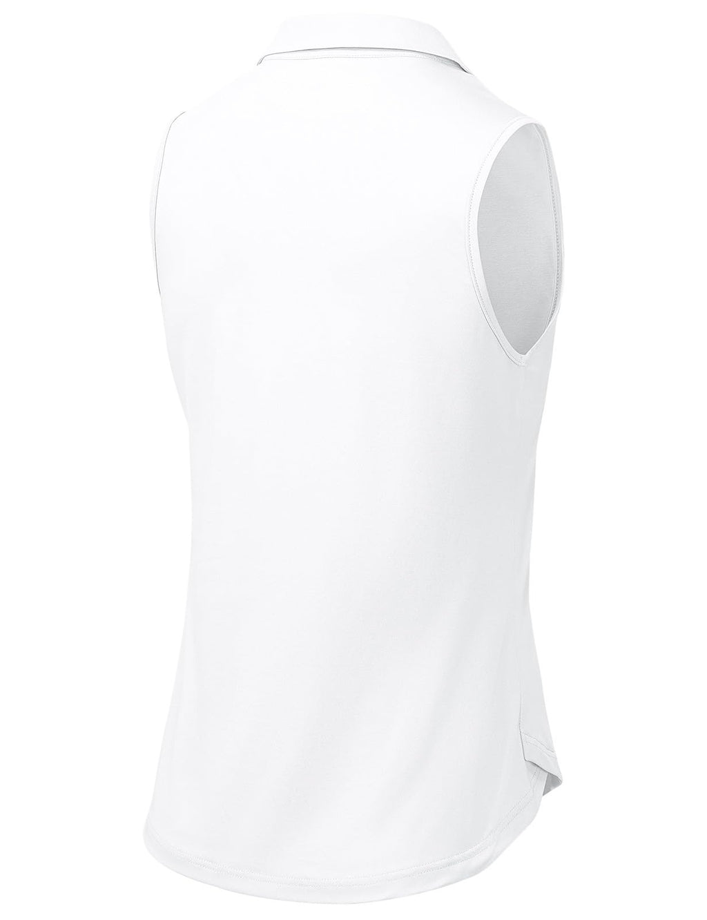 BGOWATU Women's Sleeveless Golf Polo Shirts Collared V Neck Tennis Tank Tops UPF 50+ Quick Dry Lightweight