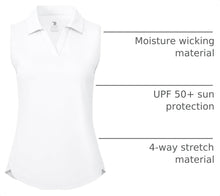 BGOWATU Women’s UPF 50+ Quick-Dry Golf & Tennis Polo