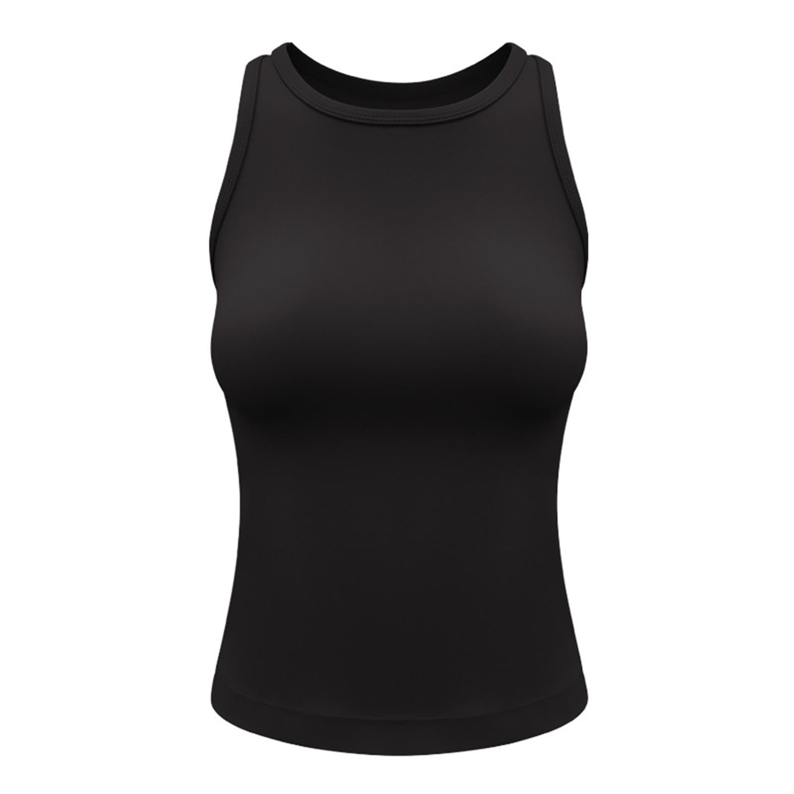 Women’s 2-Piece Slim-Fit Sleeveless Yoga Crop Top Set