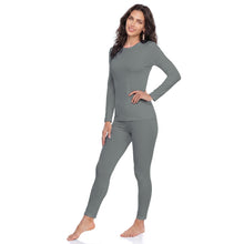 Women’s Fleece-Lined Thermal Long Johns Underwear Set