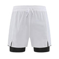 ASWRTYJO Men's 2 in 1 Athletic Shorts Quick Dry Lined Running for Training