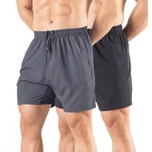 Gaglg Men’s 2-Pack 5" Quick-Dry Running Shorts with Pockets