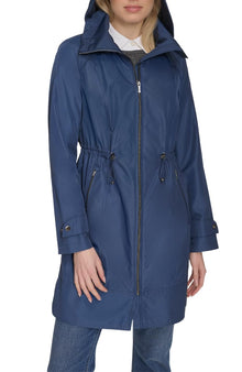 Cole Haan Women’s Packable Lightweight Travel Rain Jacket