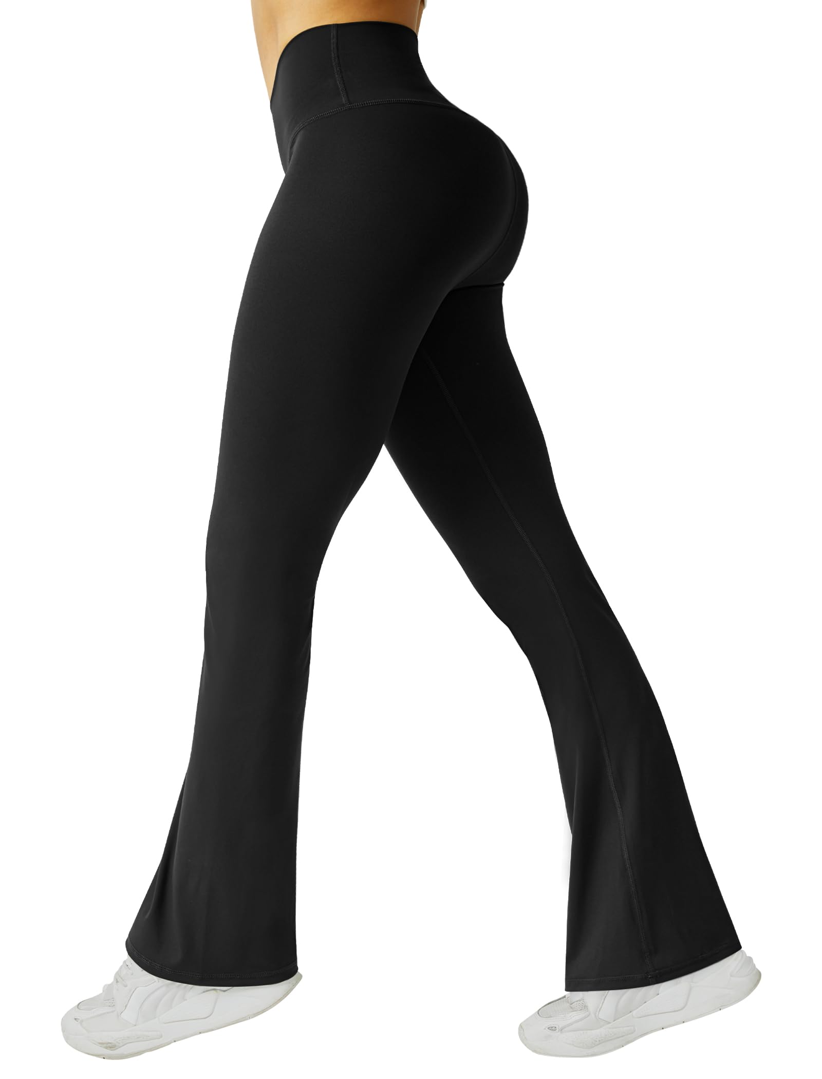 FireSwan Women’s Crossover High-Waist Flare Yoga Leggings