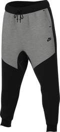 Nike Tech Men's Fleece Joggers Size-Small Black Heather Grey