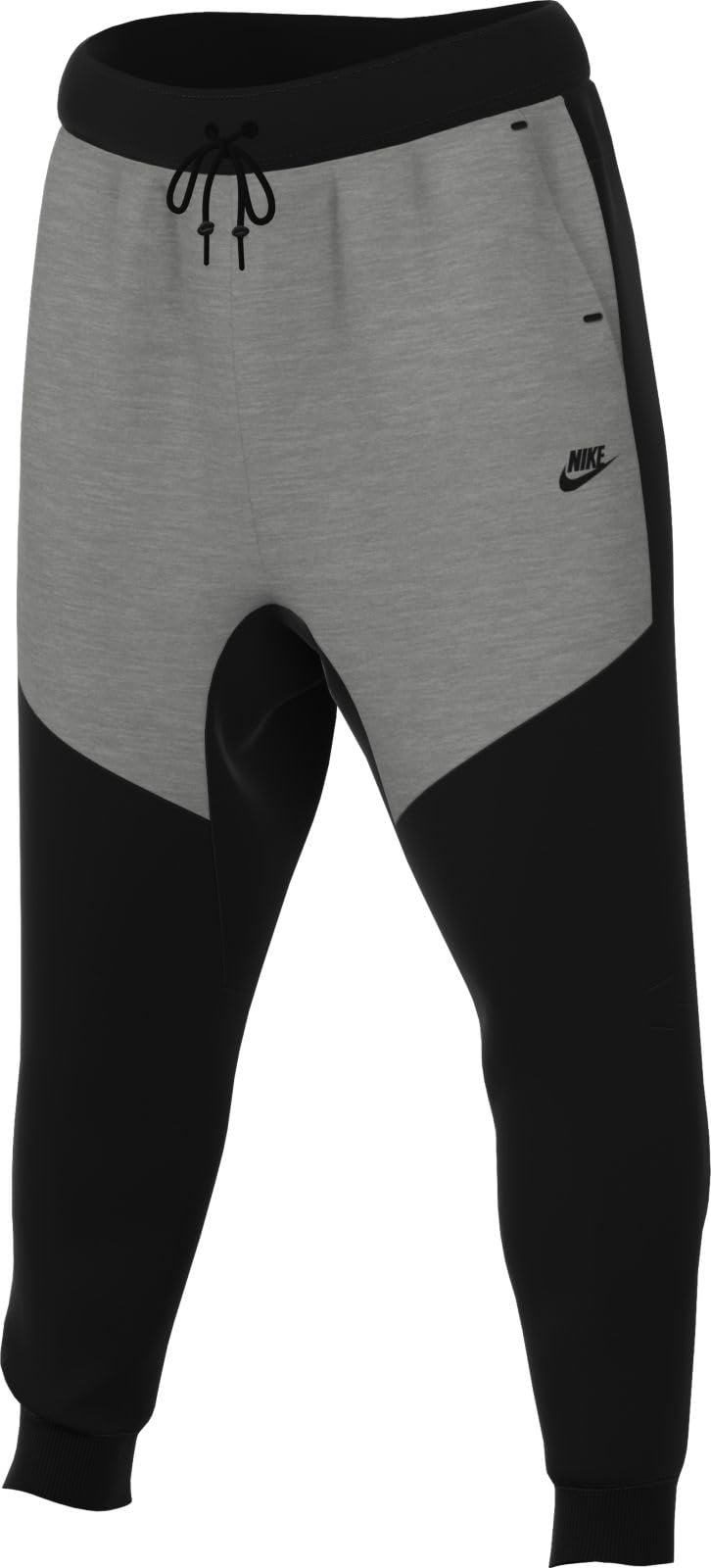 Nike Tech Men's Fleece Joggers Size-Small Black Heather Grey