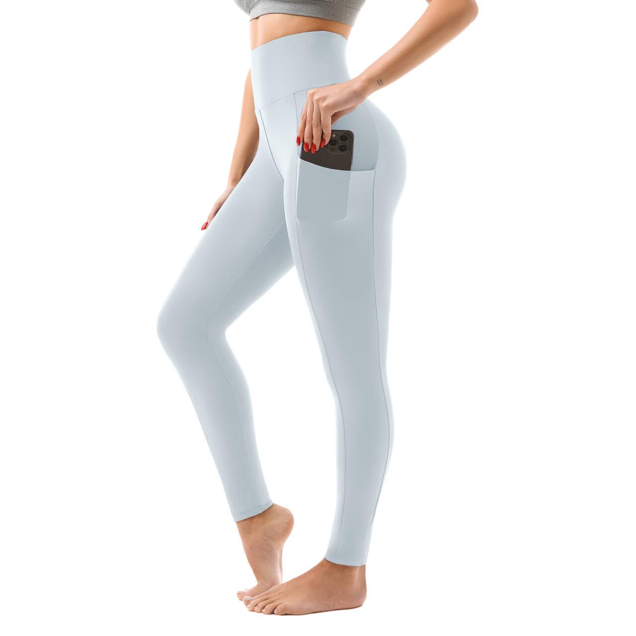 SINOPHANT Women’s High-Waist Leggings with Pockets