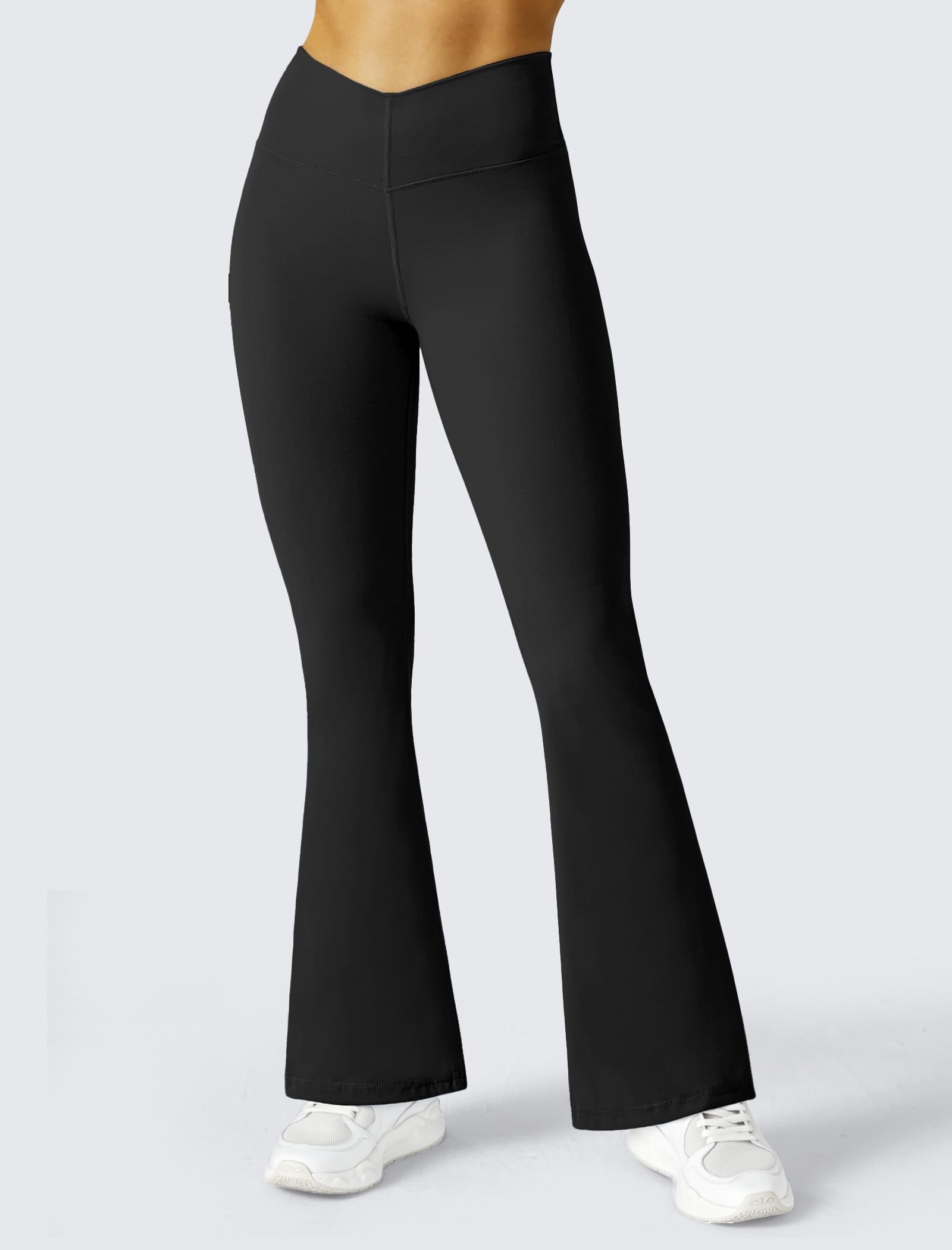 FireSwan Women’s Crossover High-Waist Flare Yoga Leggings