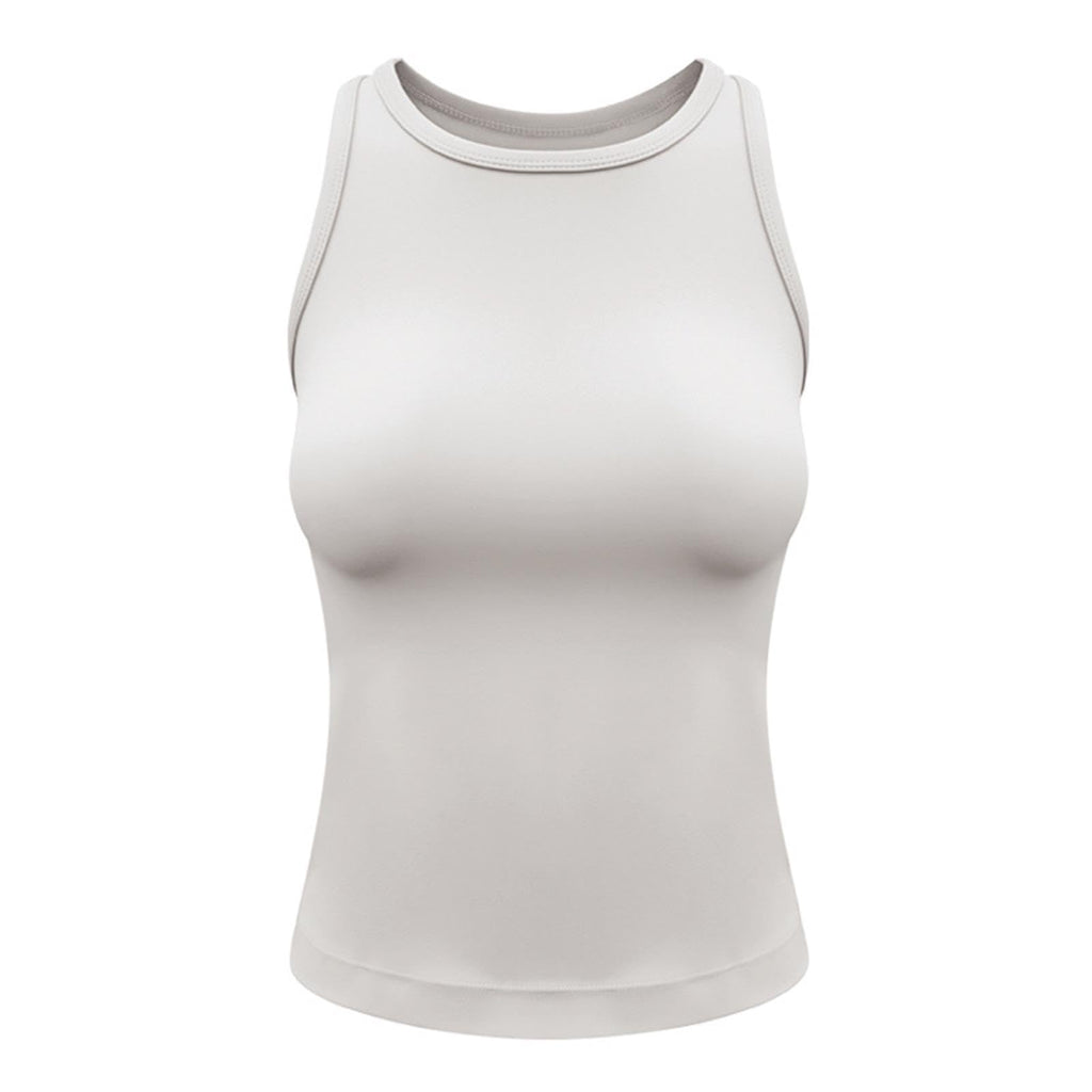 Women’s 2-Piece Slim-Fit Sleeveless Yoga Crop Top Set