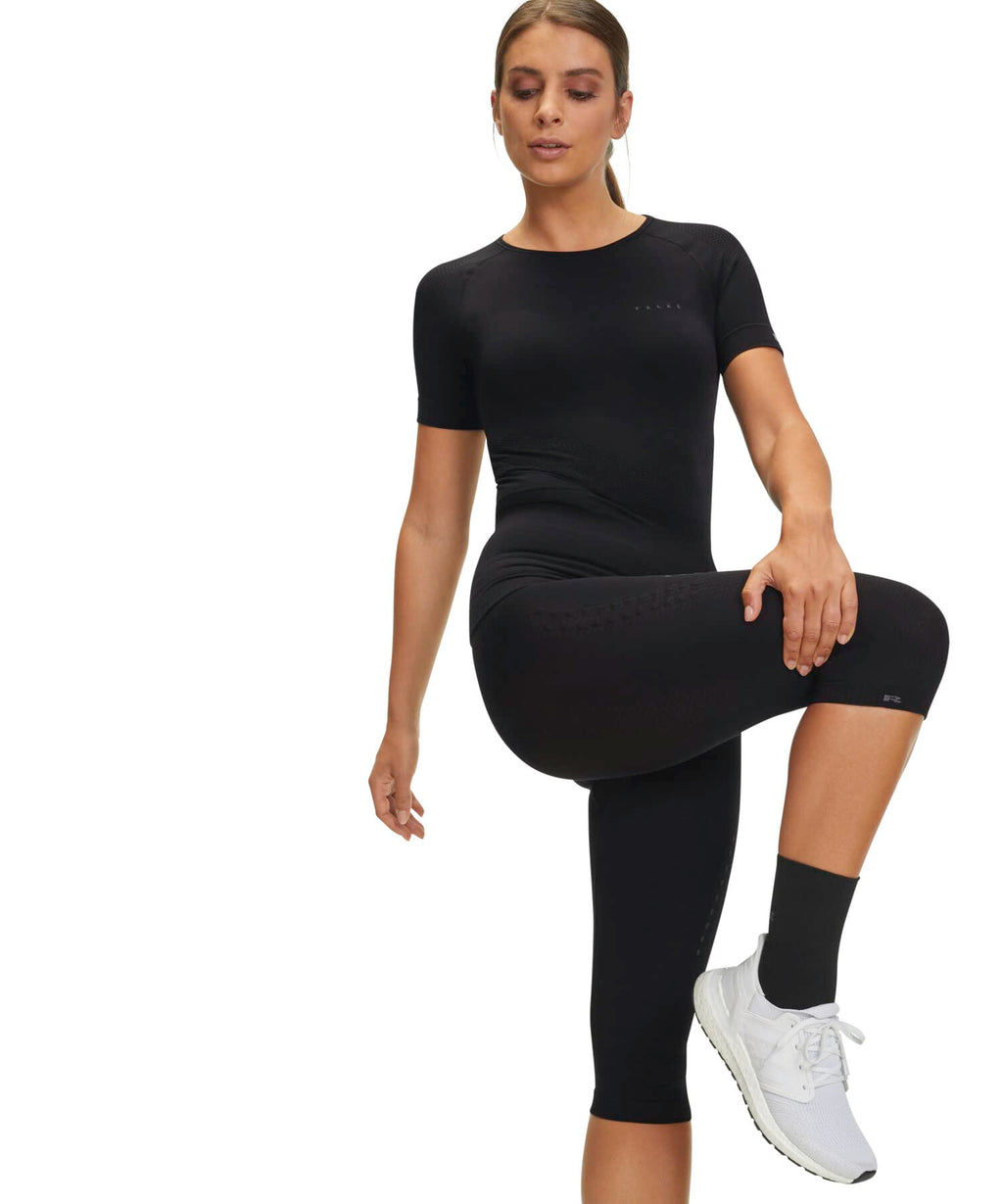 FALKE Women’s Impulse 3/4 Performance Running Tights