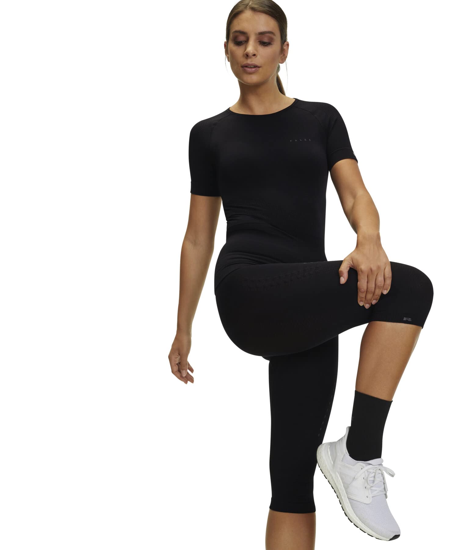 FALKE Women’s Impulse 3/4 Performance Running Tights