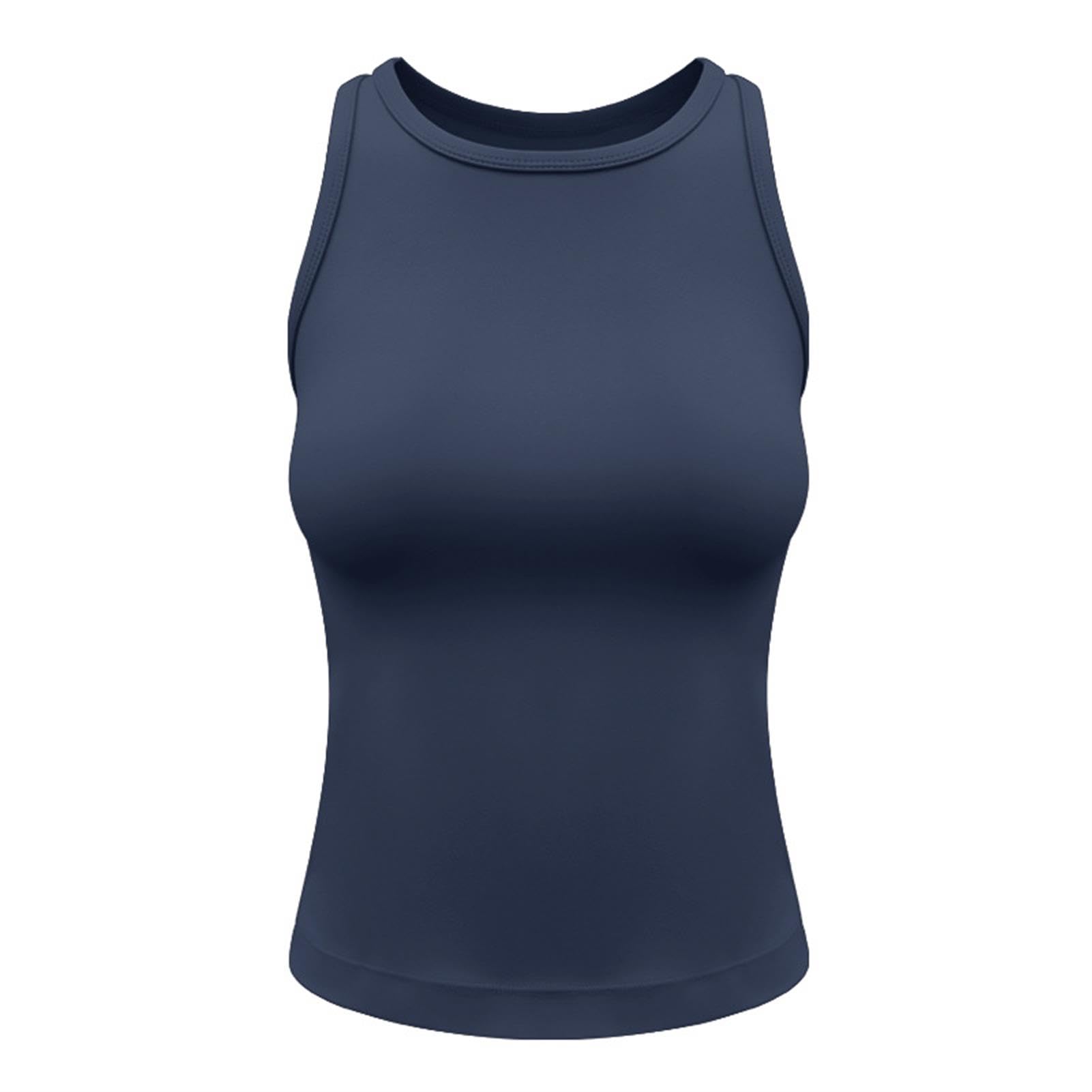 Women’s 2-Piece Slim-Fit Sleeveless Yoga Crop Top Set