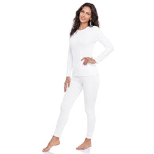 Women’s Fleece-Lined Thermal Long Johns Underwear Set
