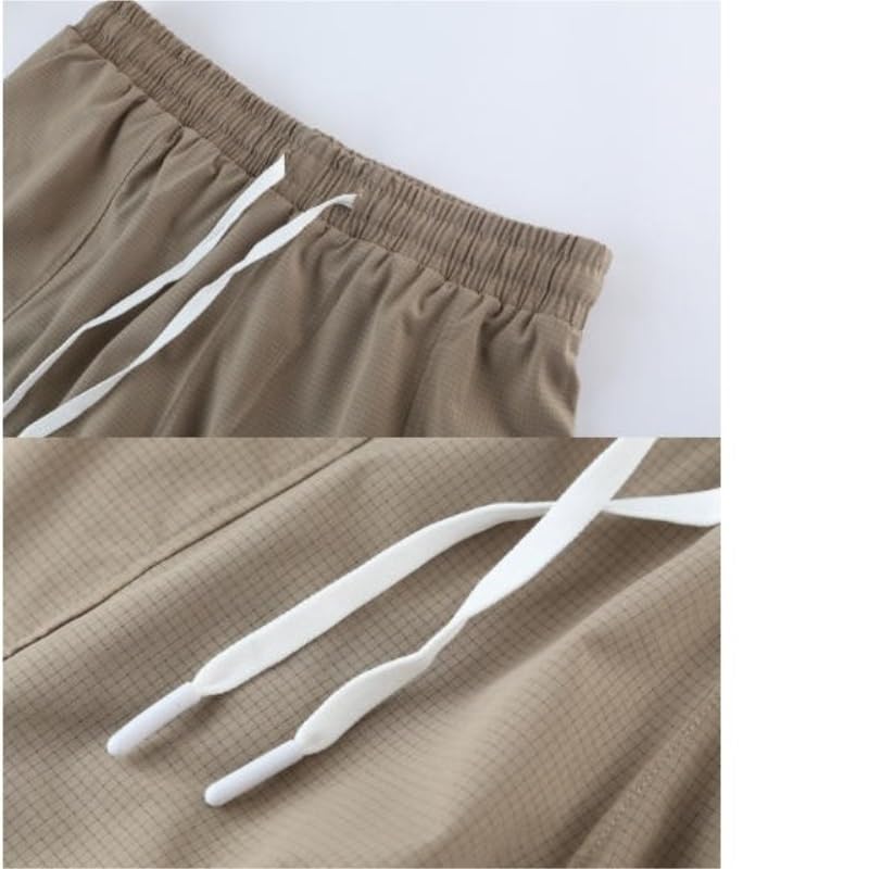 ASWRTYJO Men's 2 in 1 Athletic Shorts Quick Dry Lined Running for Training