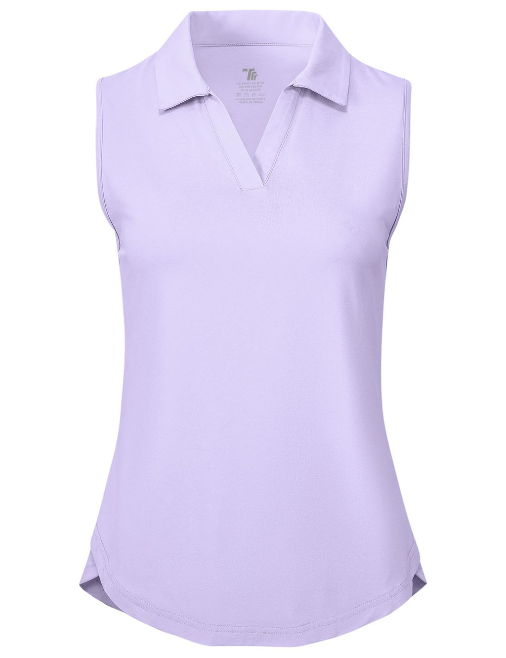 BGOWATU Women's Sleeveless Golf Polo Shirts Collared V Neck Tennis Tank Tops UPF 50+ Quick Dry Lightweight