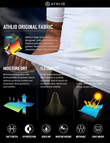 ATHLIO Men’s Cool-Dry Short-Sleeve Compression Training Shirt