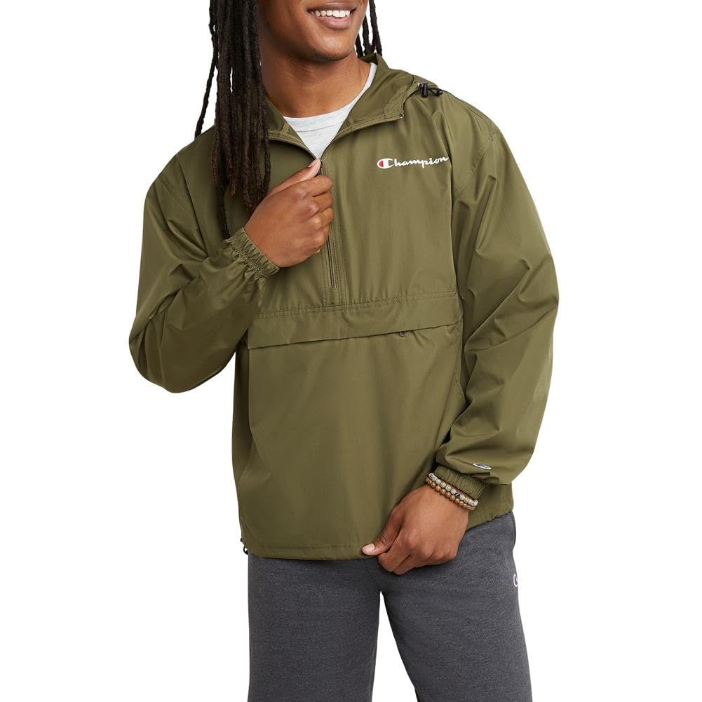 Champion Men’s Stadium Wind & Water-Resistant Full-Zip Jacket