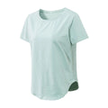 MVUYO Women's Top Short Sleeve Sports T-Shirt Loose Fitness Yoga Top Shirt Casual Running Top Shirt