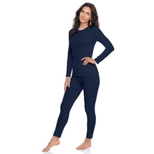Women’s Fleece-Lined Thermal Long Johns Underwear Set