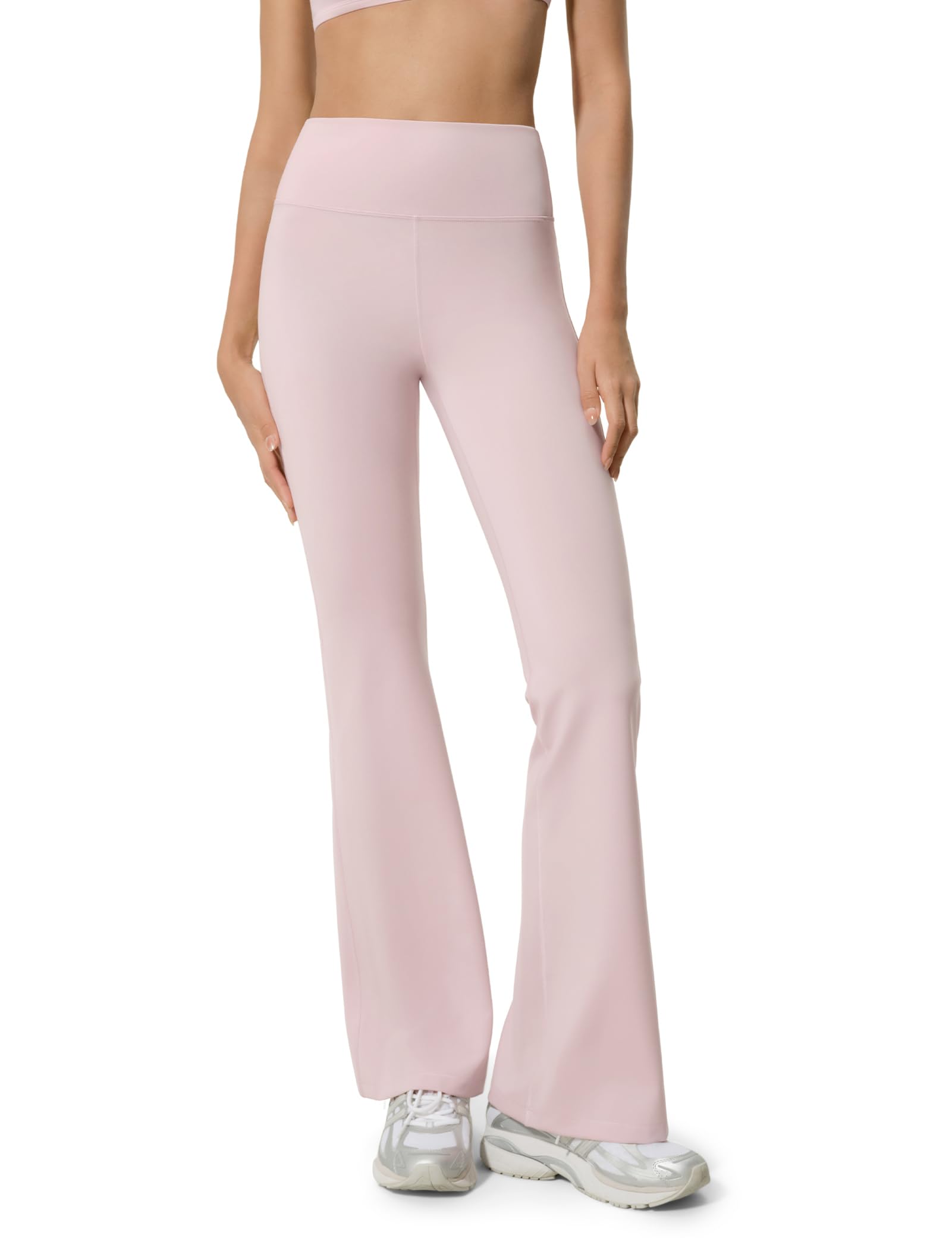 LILYSILK Women’s High-Rise Silk Flare Yoga Pants