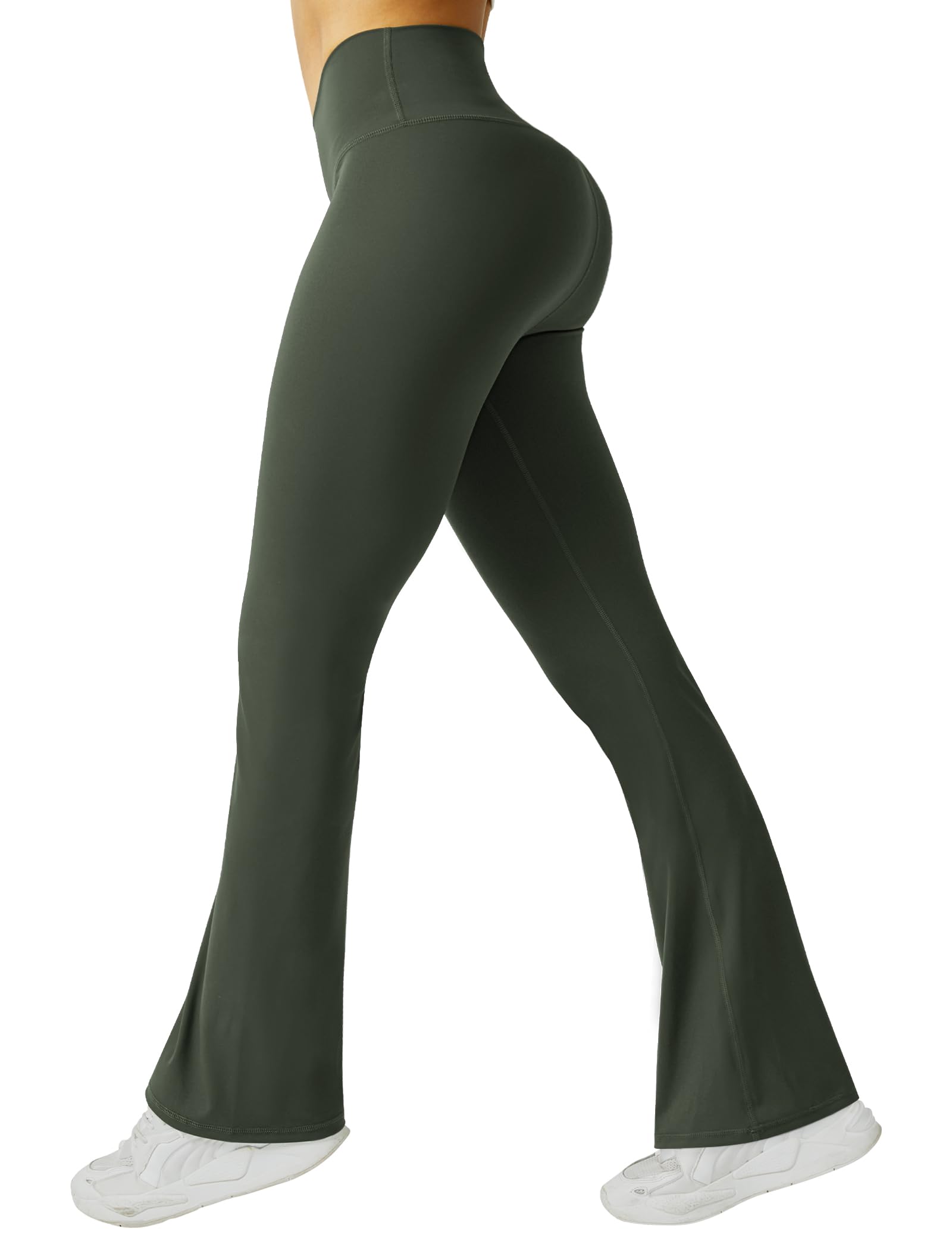 FireSwan Women’s Crossover High-Waist Flare Yoga Leggings