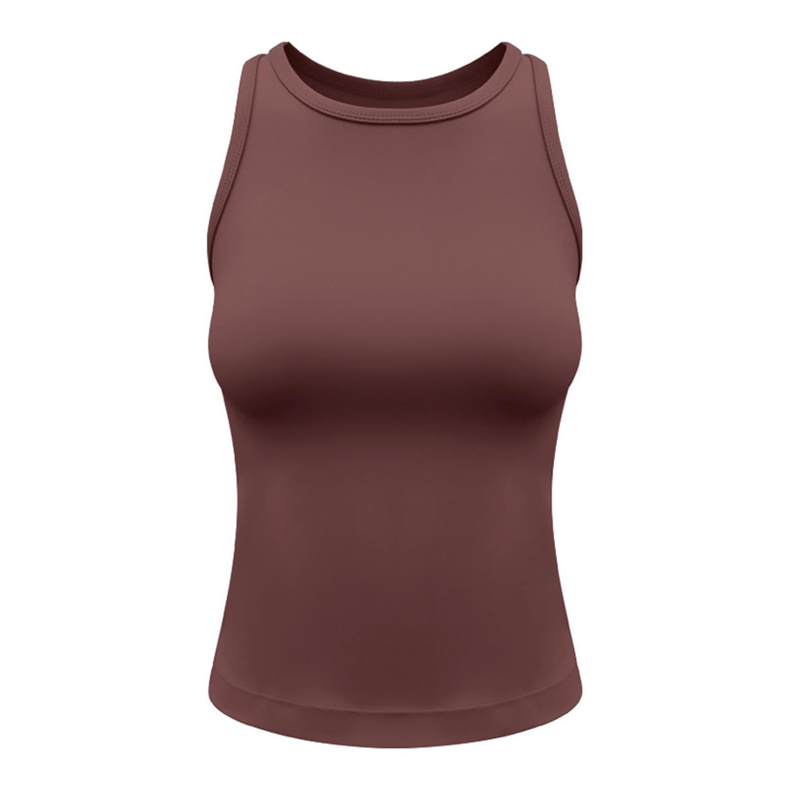 Women’s 2-Piece Slim-Fit Sleeveless Yoga Crop Top Set