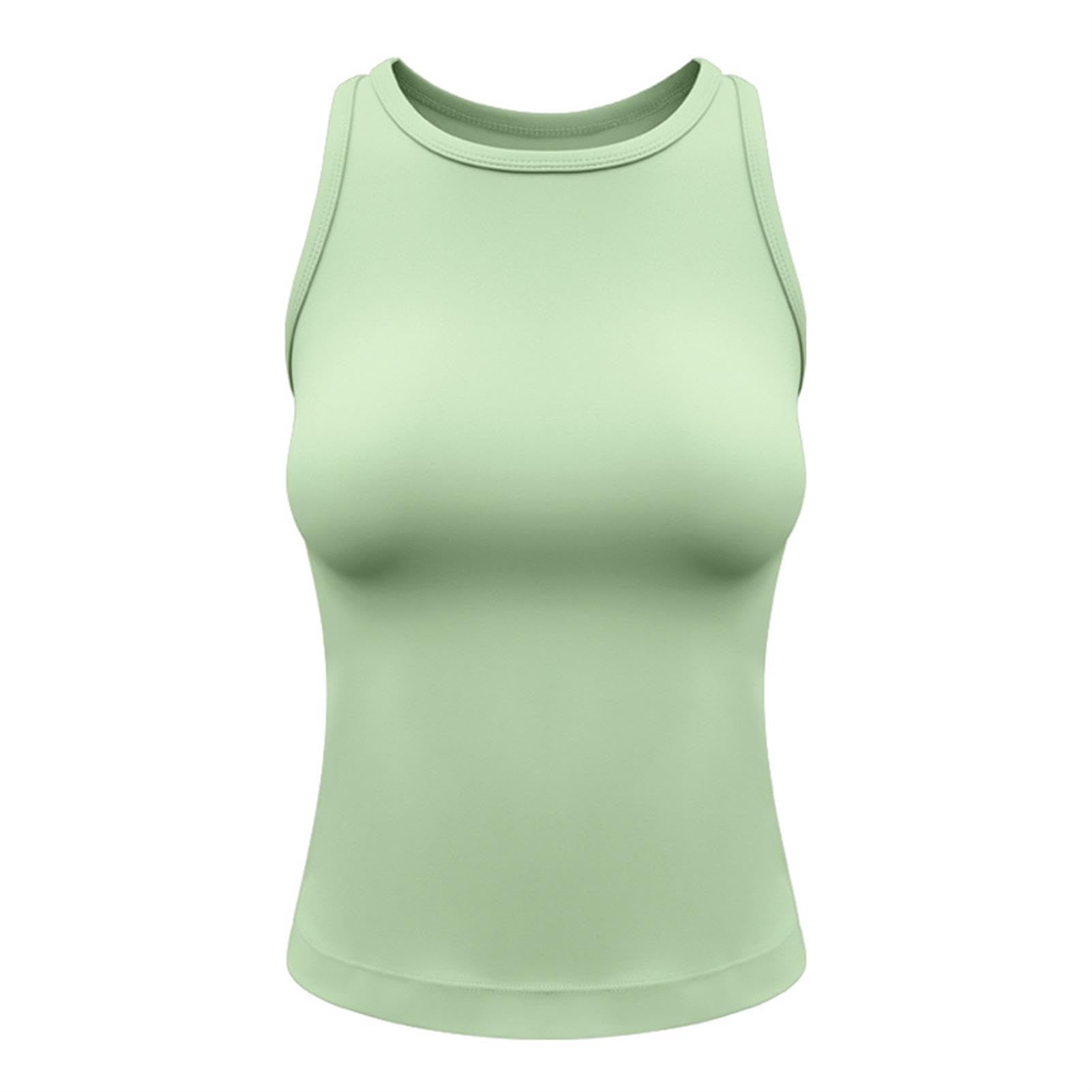 Women’s 2-Piece Slim-Fit Sleeveless Yoga Crop Top Set