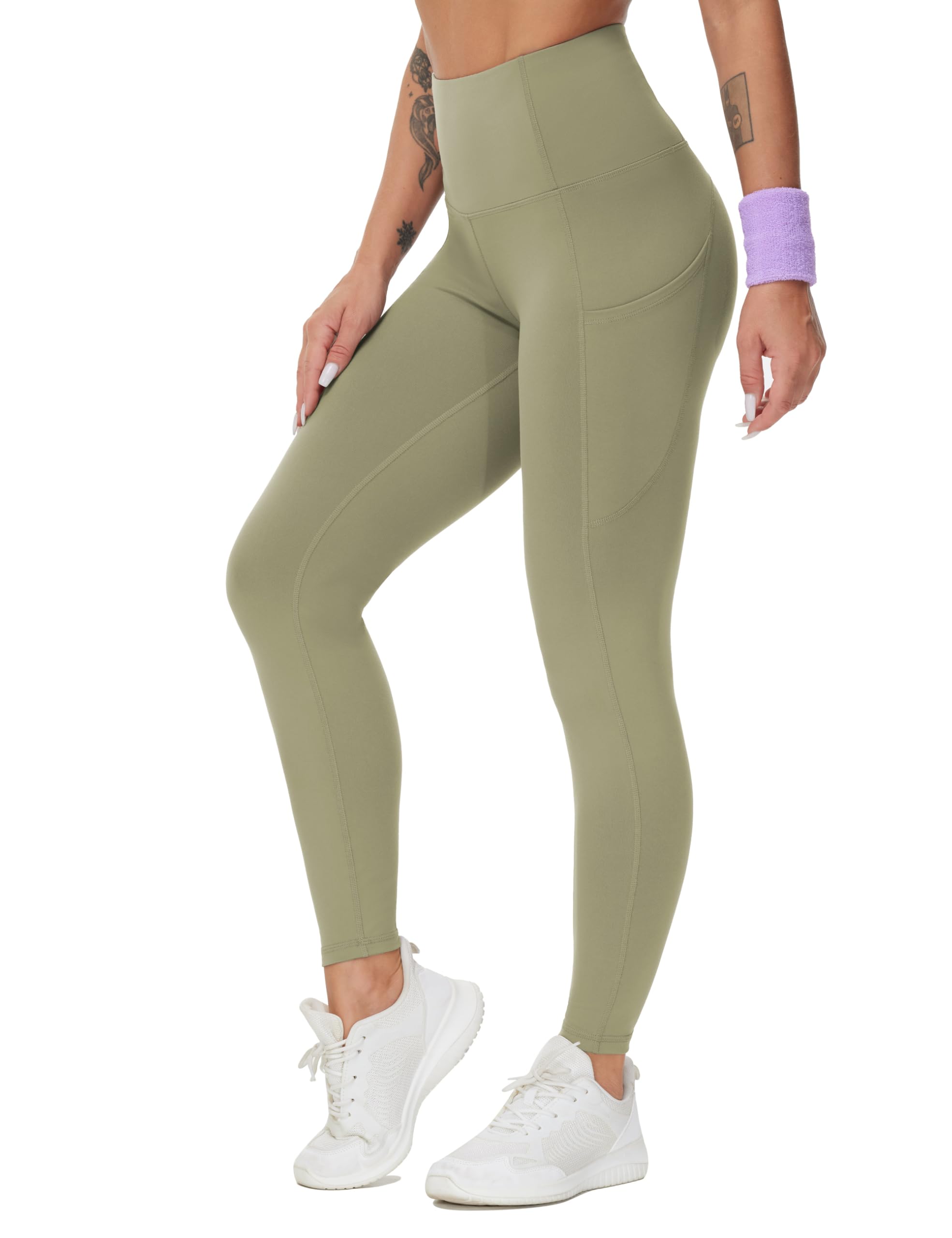 THE GYM PEOPLE Women’s High-Waist Thick Yoga Leggings