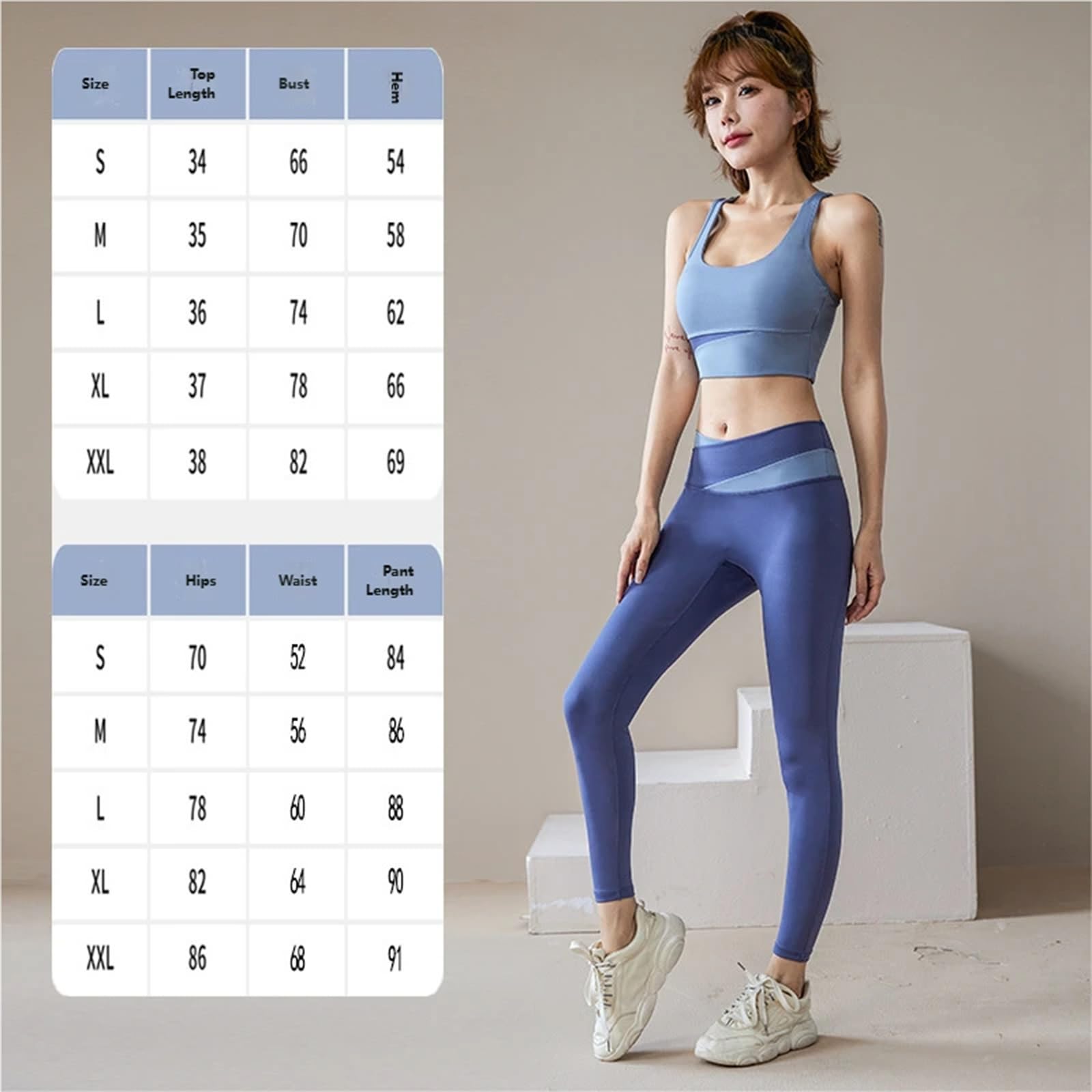 Women’s High-Support Seamless Sports Bra Yoga Tank Top