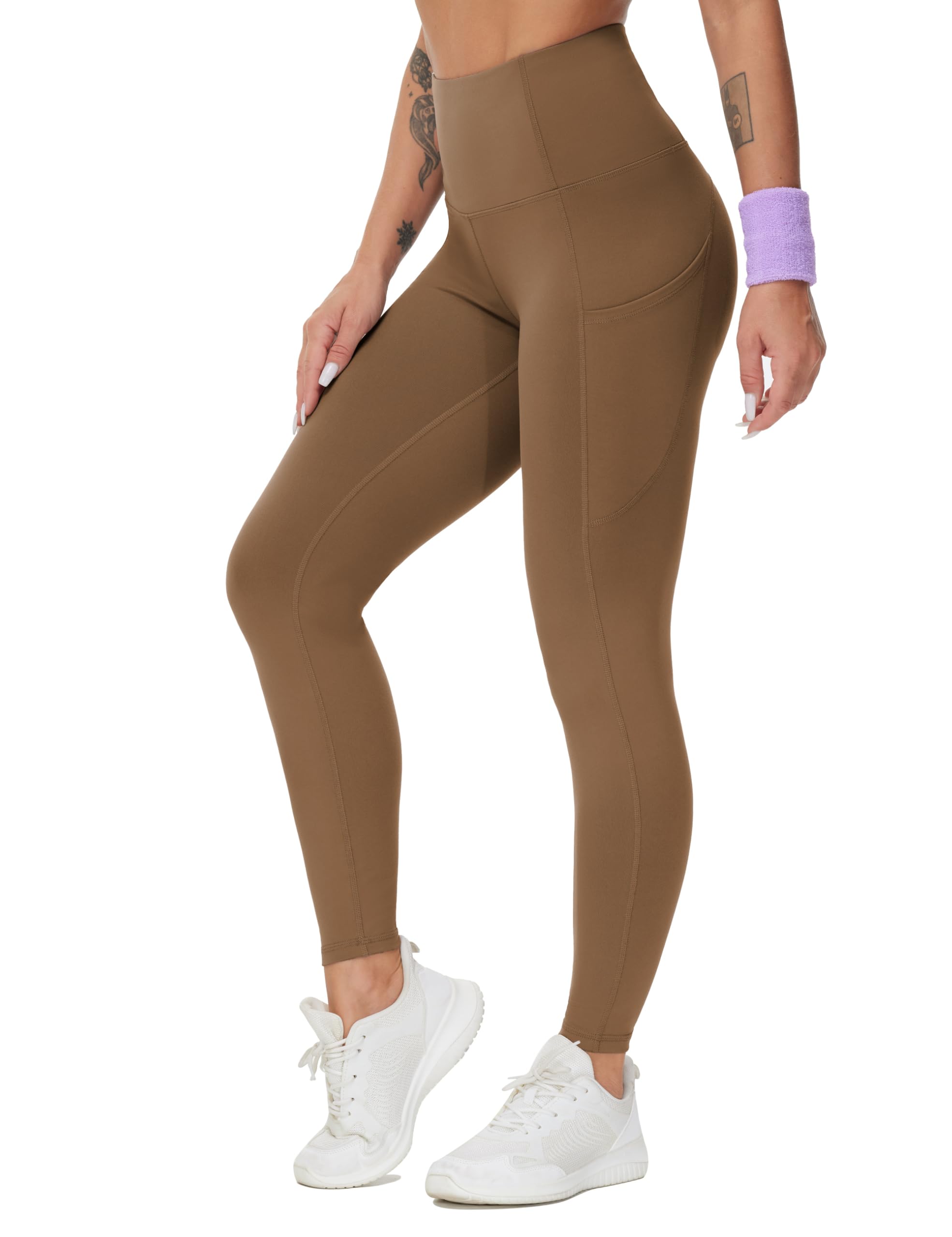 THE GYM PEOPLE Women’s High-Waist Thick Yoga Leggings