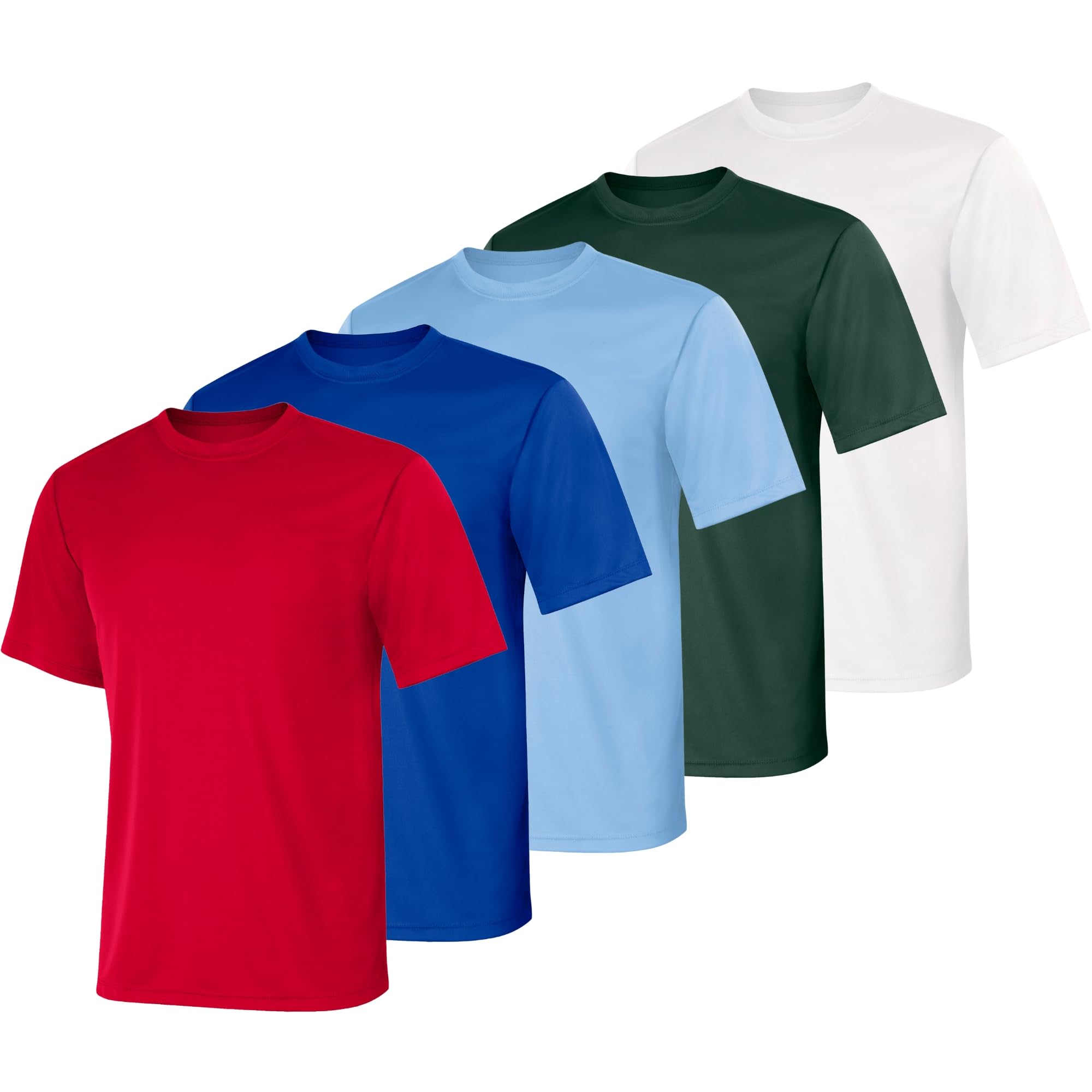 Hanes Men's Cool Dri Performance T-Shirt, Moisture-Wicking Short Sleeve Tee, 40+ UPF Protection, 2 Or 5 Pack