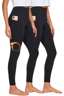 Ultra Performance Women’s 2-Pack Fleece-Lined High-Waist Leggings