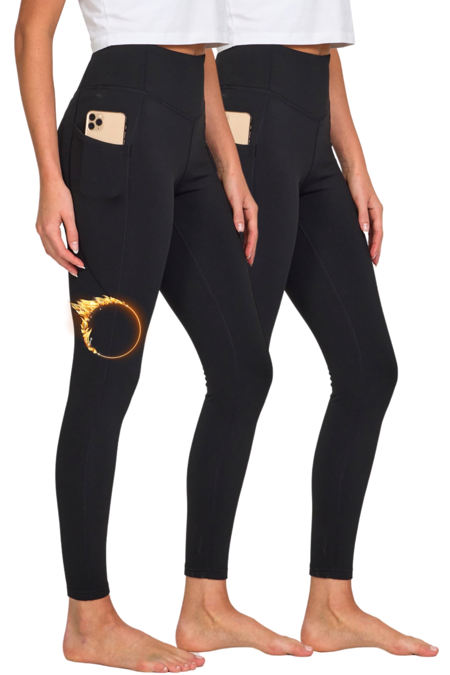Ultra Performance Women’s 2-Pack Fleece-Lined High-Waist Leggings