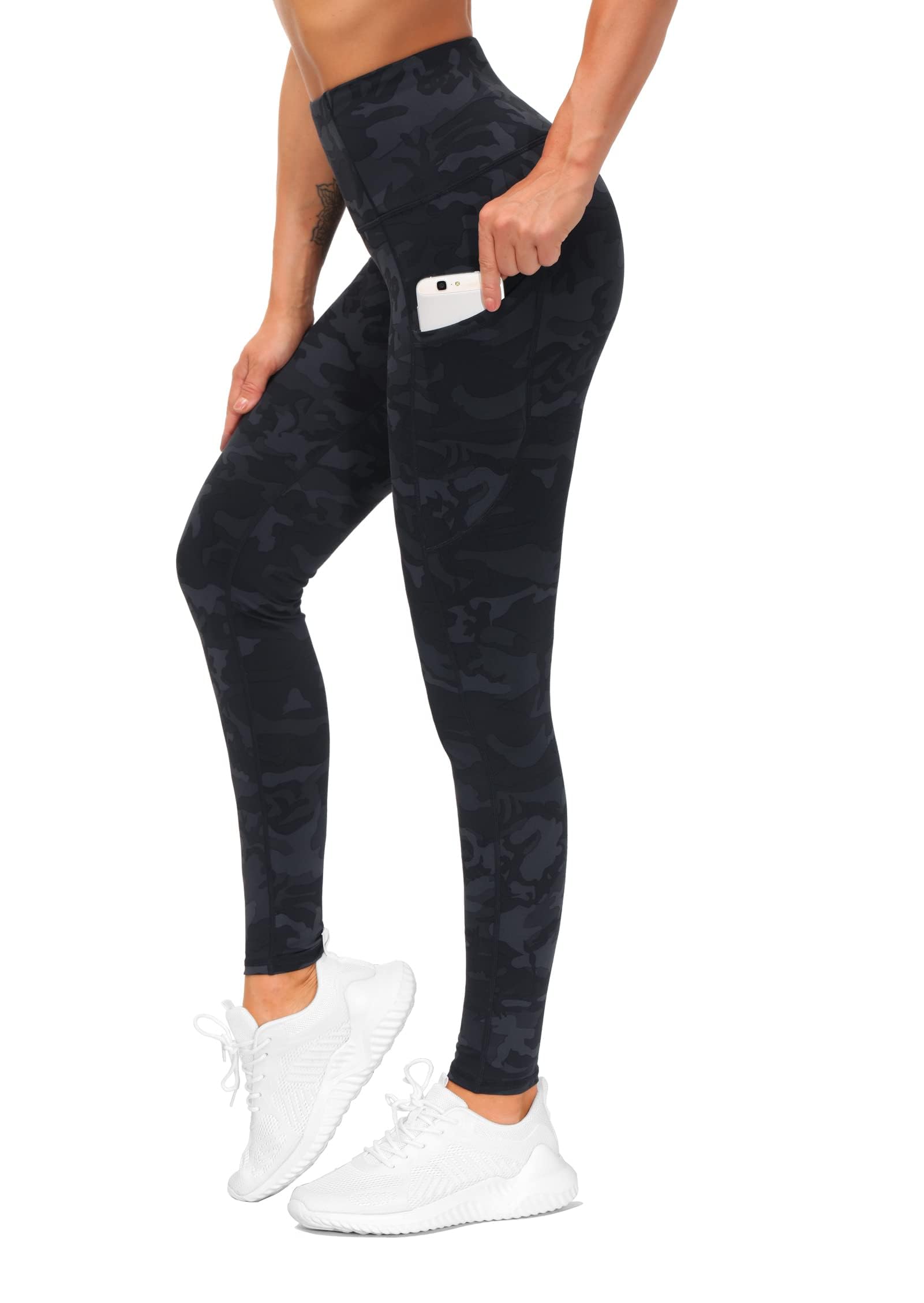 THE GYM PEOPLE Women’s High-Waist Thick Yoga Leggings