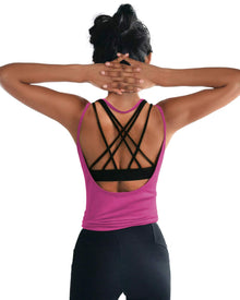OYANUS Women’s Open-Back Yoga & Workout Tank Top