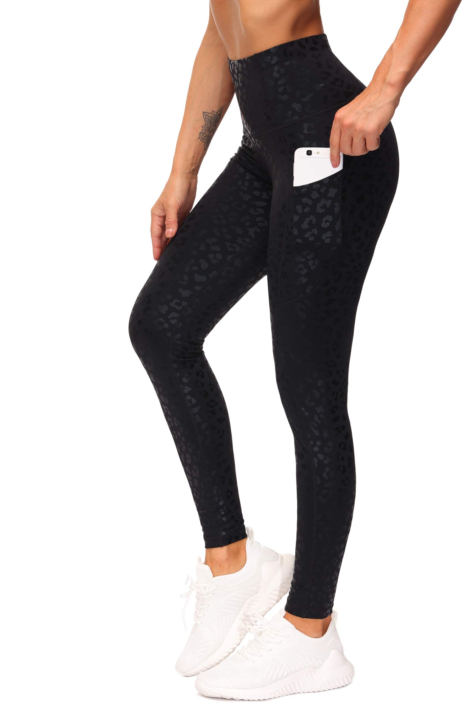 THE GYM PEOPLE Women’s High-Waist Thick Yoga Leggings
