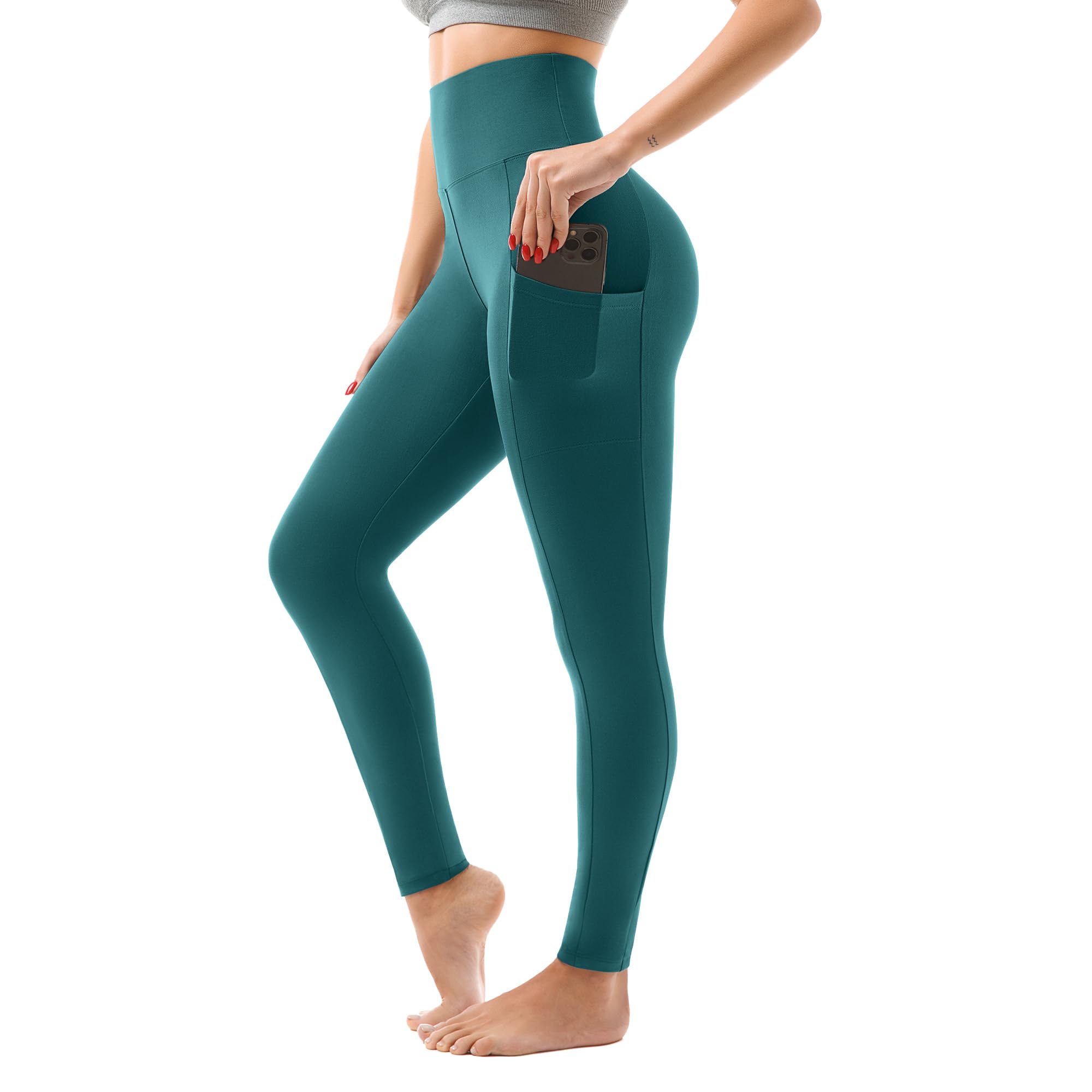 SINOPHANT Women’s High-Waist Leggings with Pockets