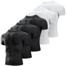 Niksa Men’s 3/5-Pack Cool-Dry Compression Training Shirts