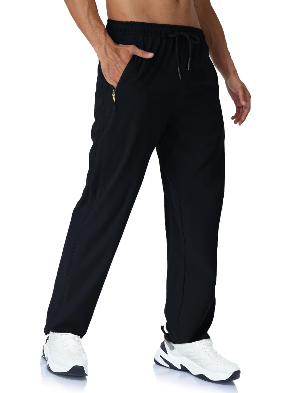 Rapoo Mens Lightweight Hiking Pants Quick Dry Stretch Joggers for Running Workout Casual