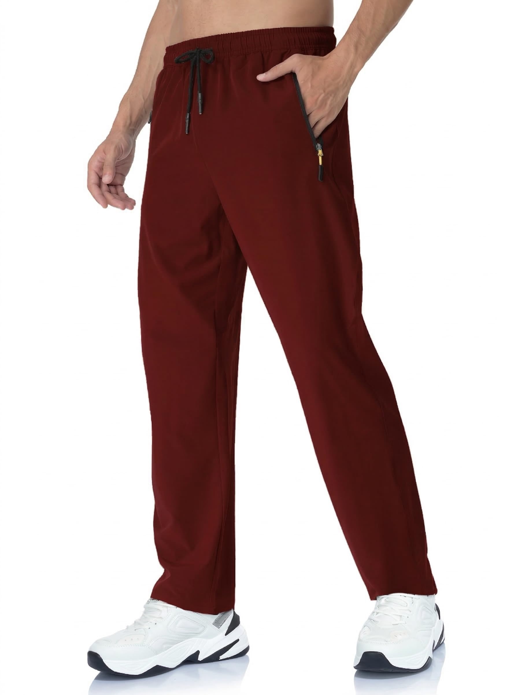 Rapoo Mens Lightweight Hiking Pants Quick Dry Stretch Joggers for Running Workout Casual