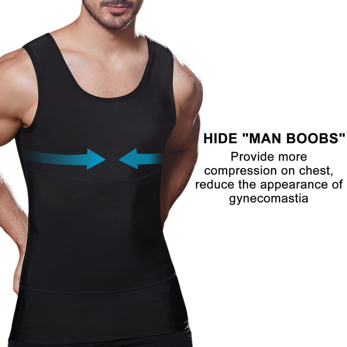 Men’s Slimming Compression Workout Tank Top Body Shaper