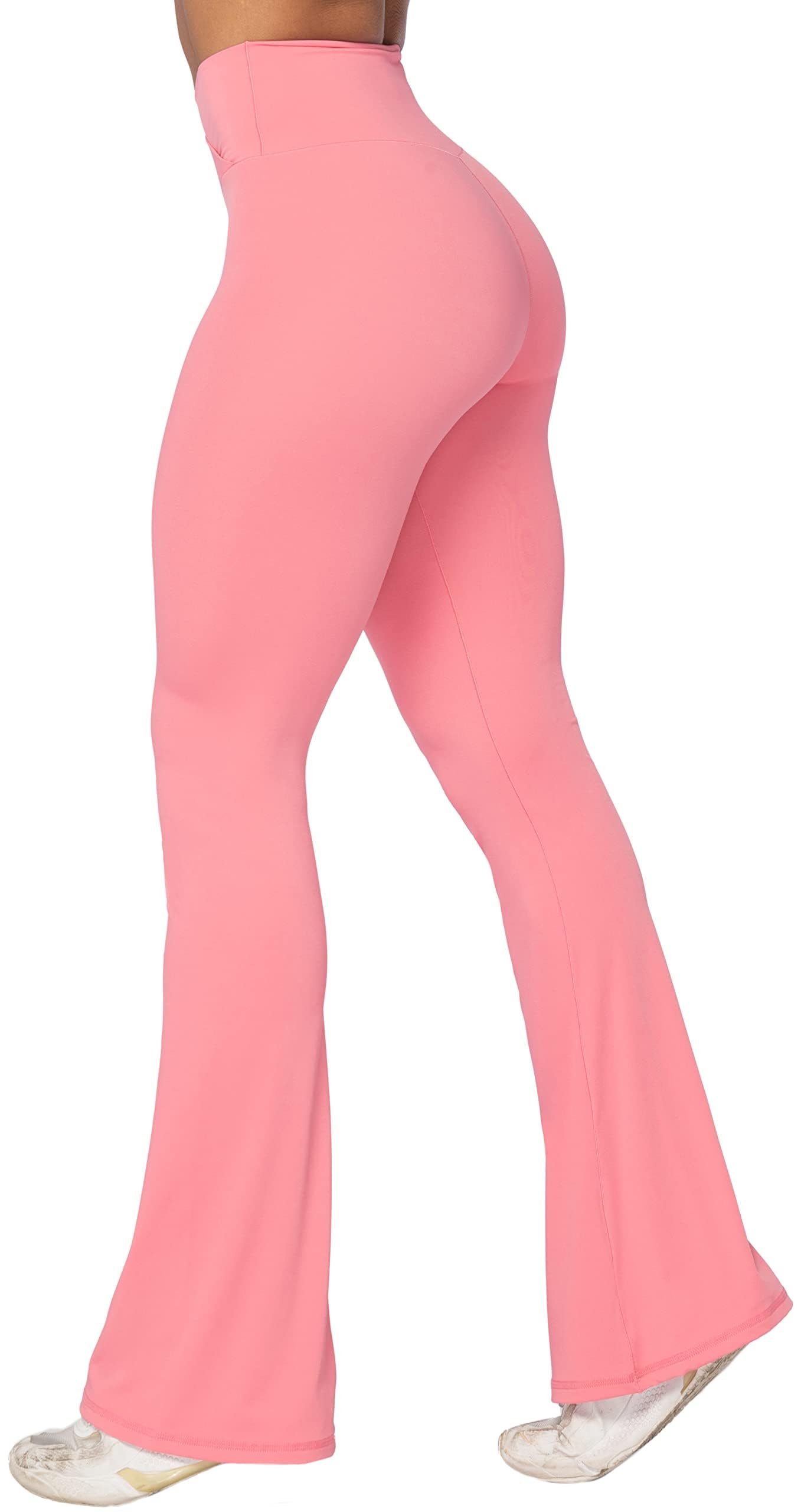 Sunzel Women’s Crossover High-Waist Flare Yoga Leggings