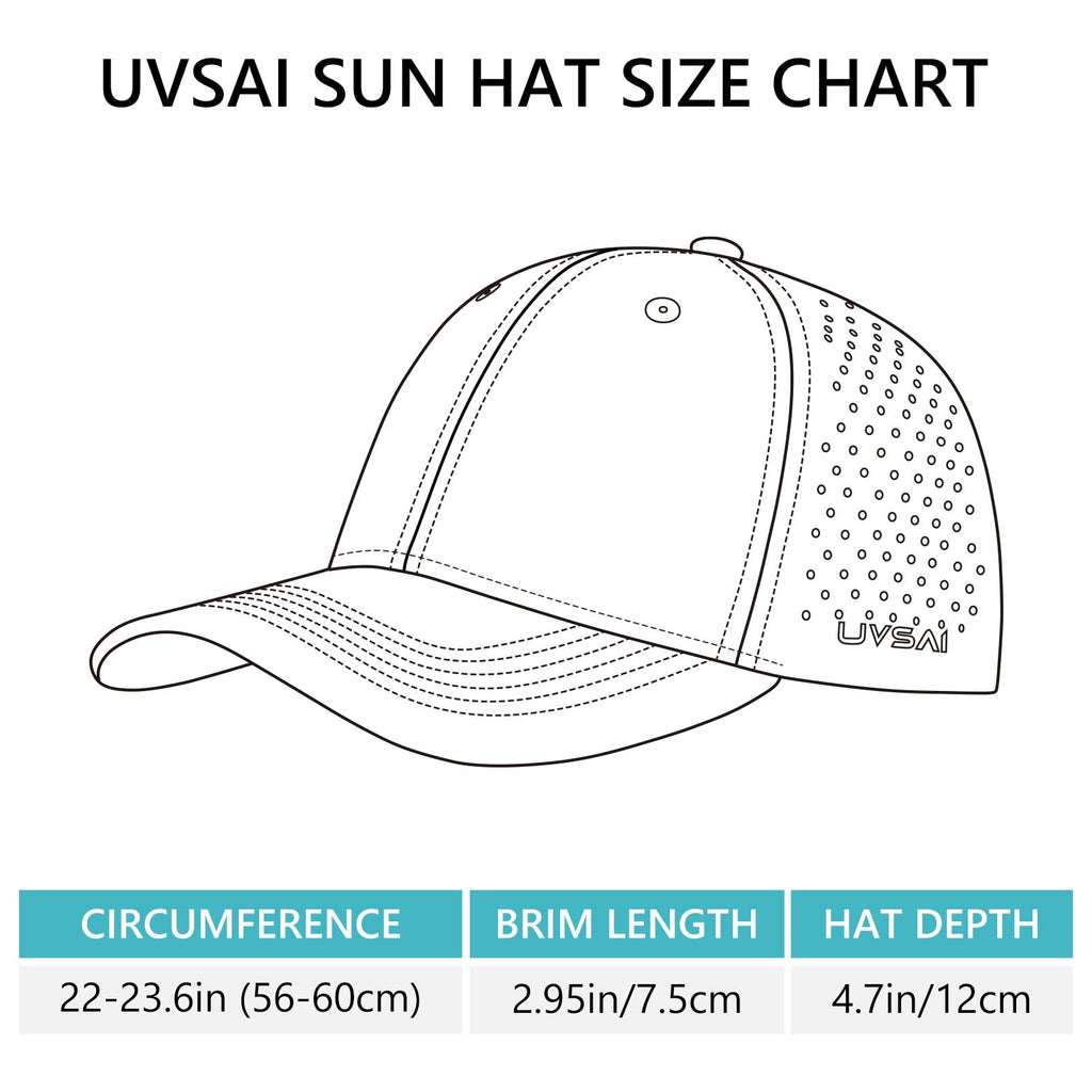 UVSAI UPF 50+ Lightweight Water-Resistant Performance Cap