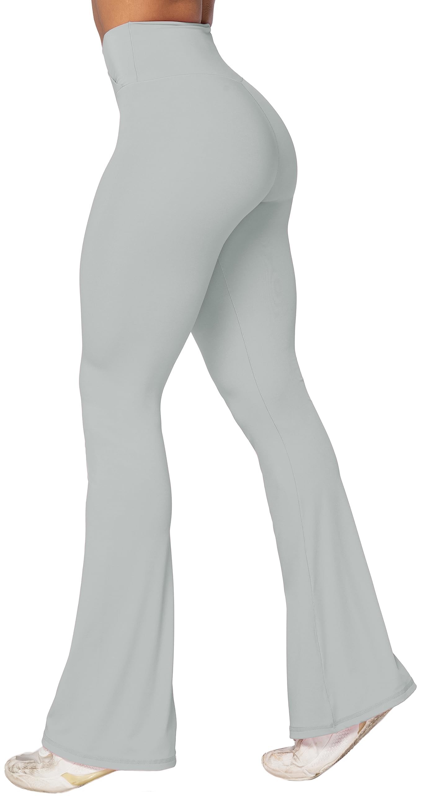 Sunzel Women’s Crossover High-Waist Flare Yoga Leggings