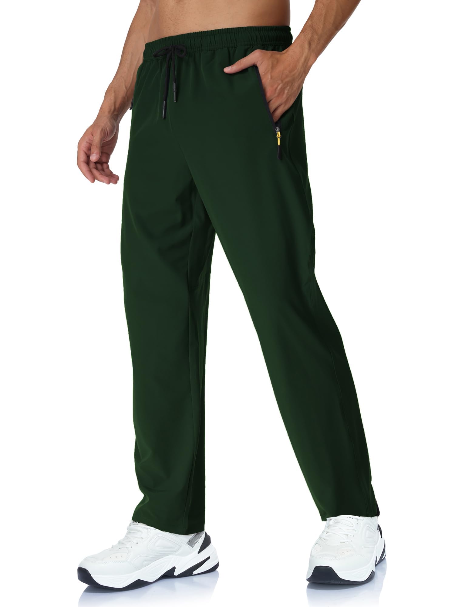 Rapoo Mens Lightweight Hiking Pants Quick Dry Stretch Joggers for Running Workout Casual